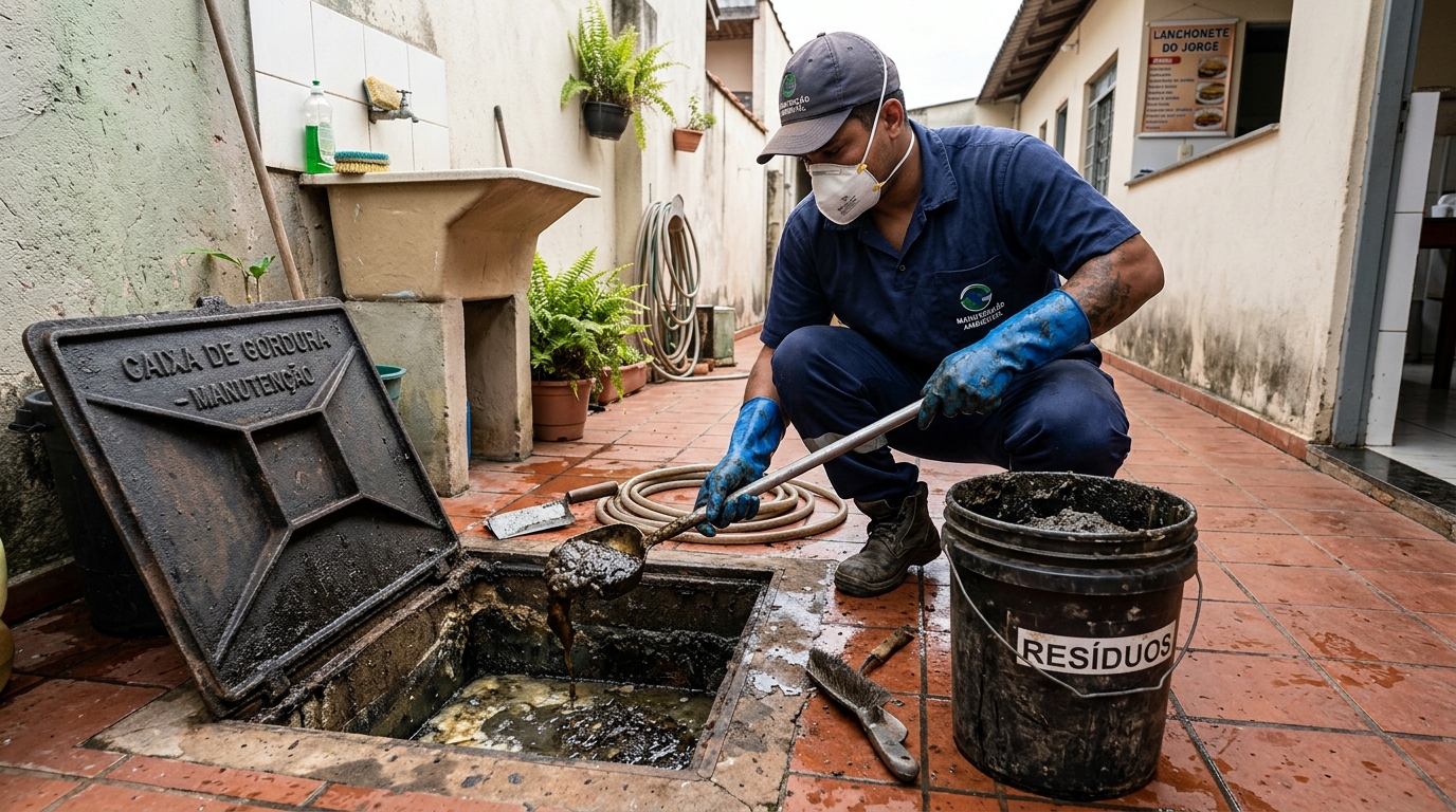 Manutenção de Caixa de Gordura em Belo Horizonte‑MG
